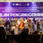 Pasangan M Ade Safri Salampessy dan Anindhita Brataningdyah pemenang I Duta Bahasa DIY bersama para pemenang lainya saat penyerahan Penghargaan oleh Kepala Balai Bahasa Provinsi DIY Dra. Dwi Pratiwi, MPd.