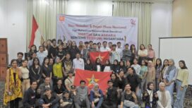 Foto bersama pengurus Eksekutif Nasional LMND periode 2023-2025 bersama kawan-kawan LMND wilayah DKI Jakarta dan Banten.