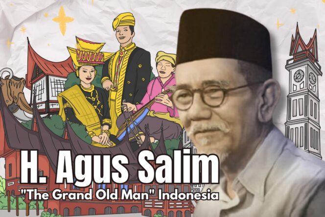 
 H. Agus Salim, seorang politikus, jurnalis, dan diplomat dengan julukan 