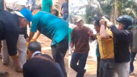 Petani Sawit asal Jambi yang juga anggota Serikat Tani Nelayan dikriminilasasi dan diikat oelh beberapa orang