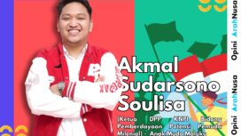 Akmal Sudarsono Soulisa, anak muda Maluku yang menjadi Ketua DPP KNPI Bidang Pemberdayaan Potensi Pemuda Milenial.