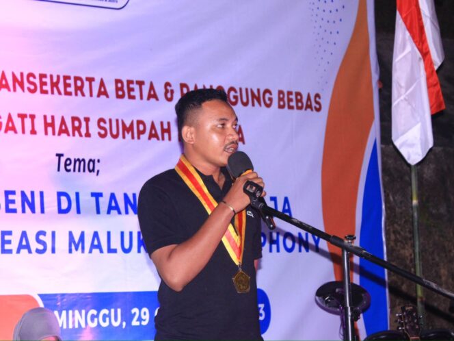 
 Ketua Umum DPC Permahi Kota Ambon (Rizky Gunawan Taniloton)