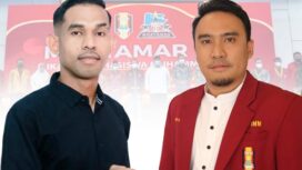 Ketua Umum PC IMM Buru (M Kadafi Suryadi Alkatiri)  dan Ketua DPP IMM