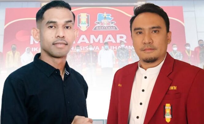 
 Ketua Umum PC IMM Buru (M Kadafi Suryadi Alkatiri)  dan Ketua DPP IMM
