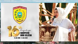 Ibu Hj. Safitri Malik Soulisa, S.Ip - Bupati Kabupaten Buru Selatan.