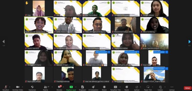 
 Peserta Webinar Nasional 