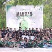 Peserta Malam Keakraban ke-6 Ikatan Mahasiswa Batu Bara Cabang Lhokseumawe Aceh Utara.